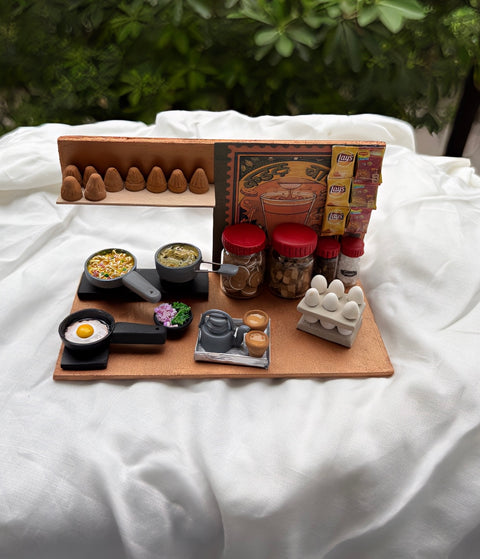 ☕ Street Chai Stall Miniature