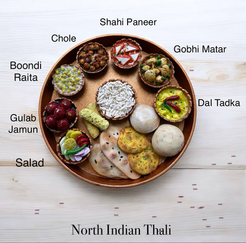 🍽️ North Indian Thali Miniature