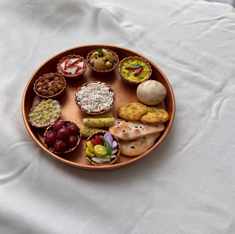 🍽️ North Indian Thali Miniature