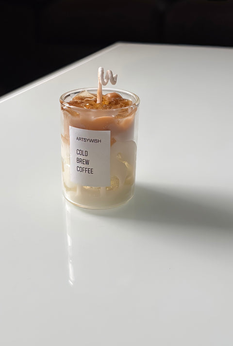 Cold Brew Coffee Candle – Handcrafted & Coffee-Scented