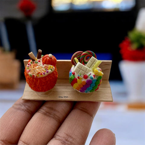 Orange Cake & Rainbow Cake